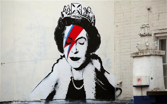 Banksy's Pomp and The Queen's Circumstance.