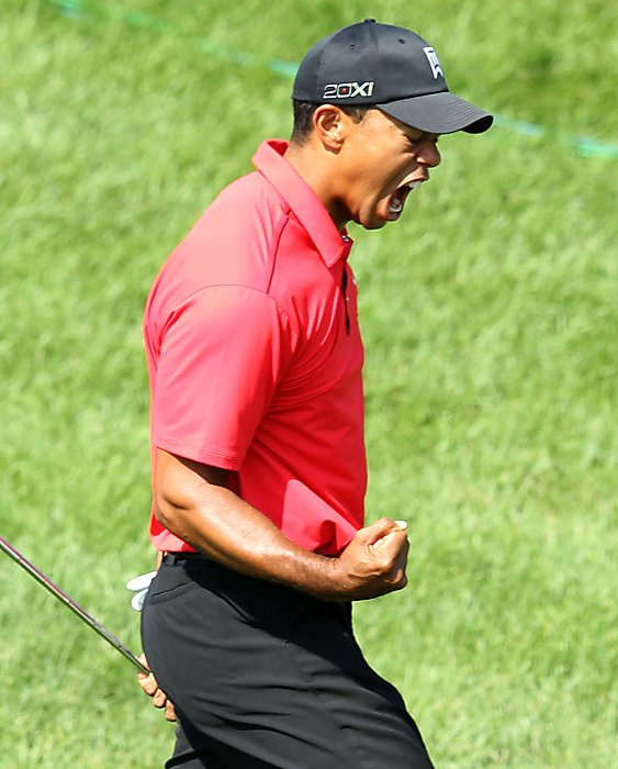 Tiger Wins: Ties Nicklaus' PGA Tour Record.