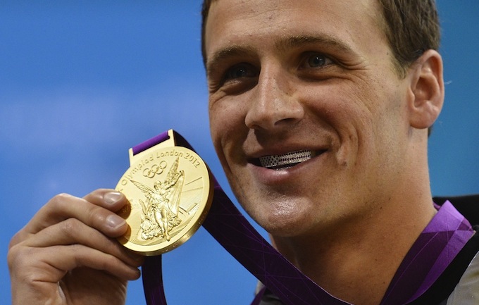 Ryan Lochte's Mouth Bling